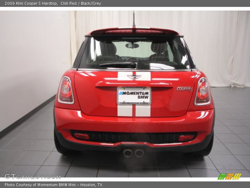 Chili Red / Black/Grey 2009 Mini Cooper S Hardtop