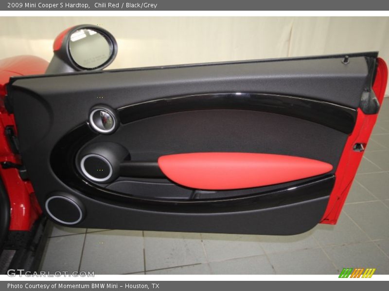 Chili Red / Black/Grey 2009 Mini Cooper S Hardtop