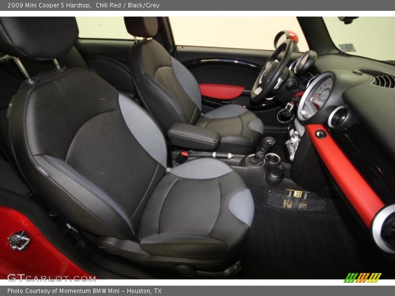 Chili Red / Black/Grey 2009 Mini Cooper S Hardtop