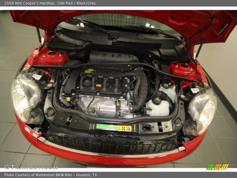 Chili Red / Black/Grey 2009 Mini Cooper S Hardtop