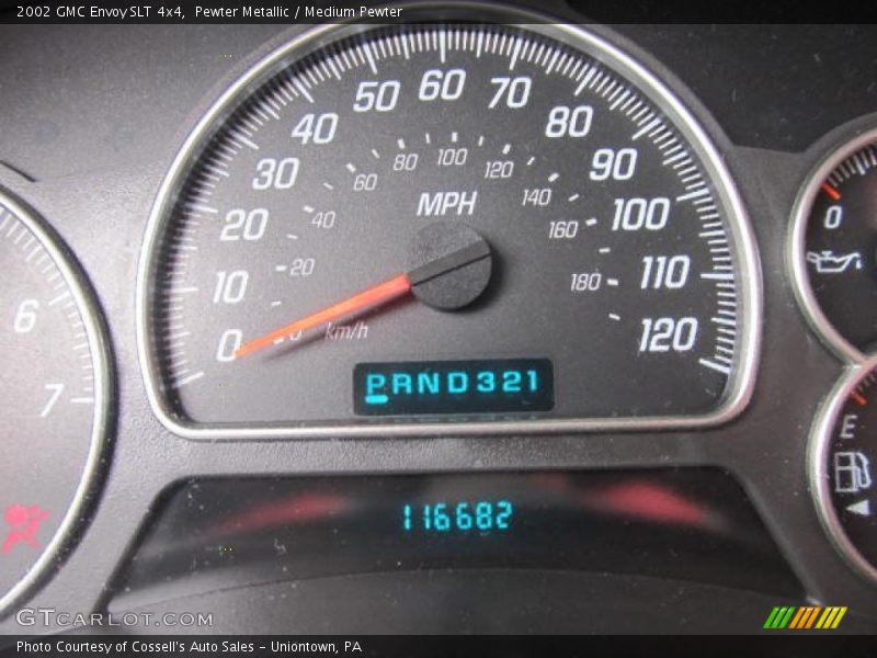 Pewter Metallic / Medium Pewter 2002 GMC Envoy SLT 4x4