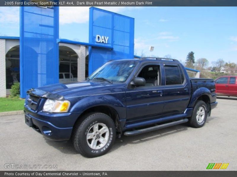 Dark Blue Pearl Metallic / Medium Dark Flint 2005 Ford Explorer Sport Trac XLT 4x4