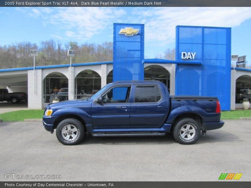 Dark Blue Pearl Metallic / Medium Dark Flint 2005 Ford Explorer Sport Trac XLT 4x4