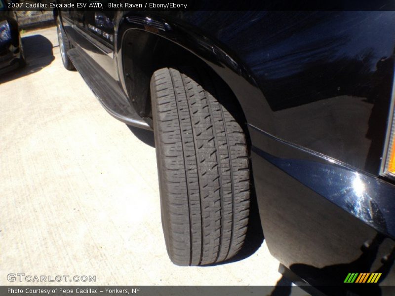 Black Raven / Ebony/Ebony 2007 Cadillac Escalade ESV AWD