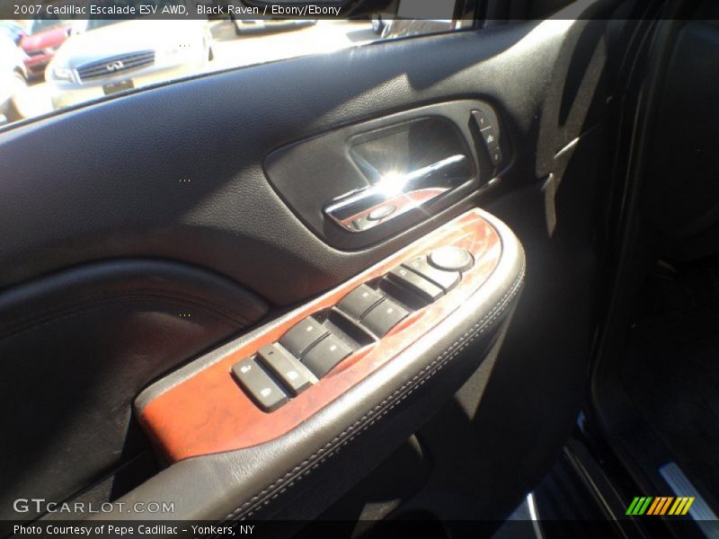 Black Raven / Ebony/Ebony 2007 Cadillac Escalade ESV AWD