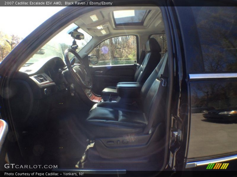 Black Raven / Ebony/Ebony 2007 Cadillac Escalade ESV AWD