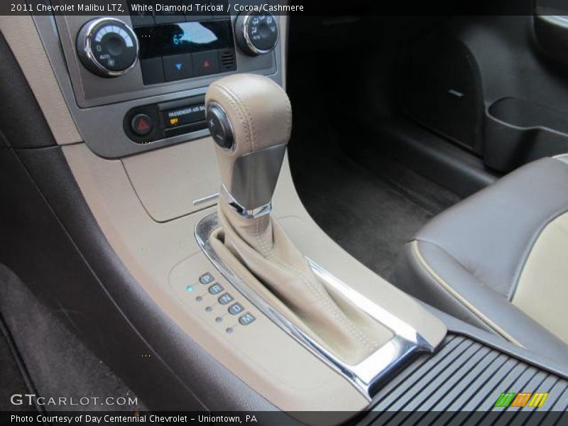 White Diamond Tricoat / Cocoa/Cashmere 2011 Chevrolet Malibu LTZ
