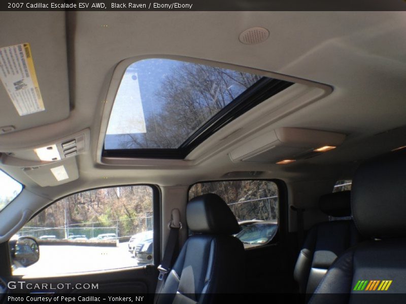 Black Raven / Ebony/Ebony 2007 Cadillac Escalade ESV AWD