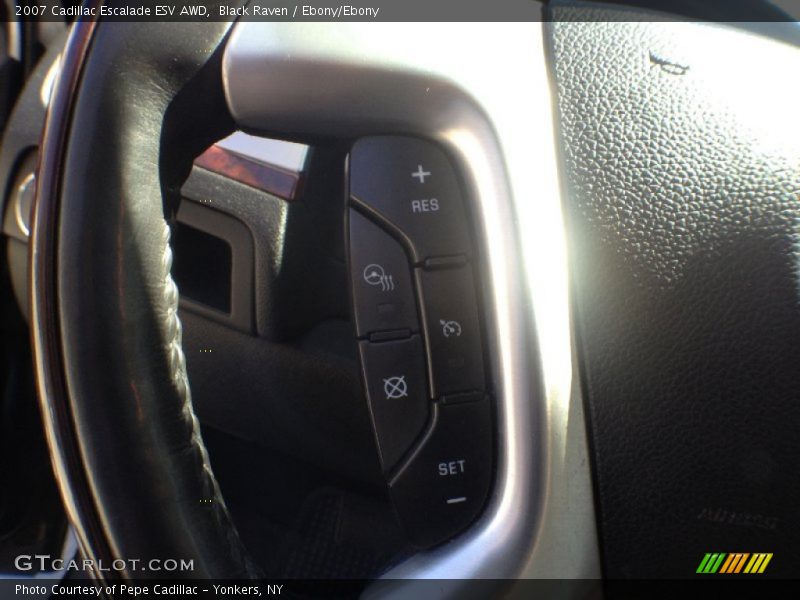 Black Raven / Ebony/Ebony 2007 Cadillac Escalade ESV AWD