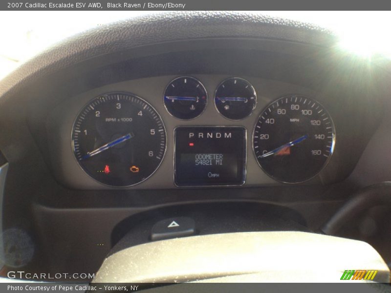 Black Raven / Ebony/Ebony 2007 Cadillac Escalade ESV AWD