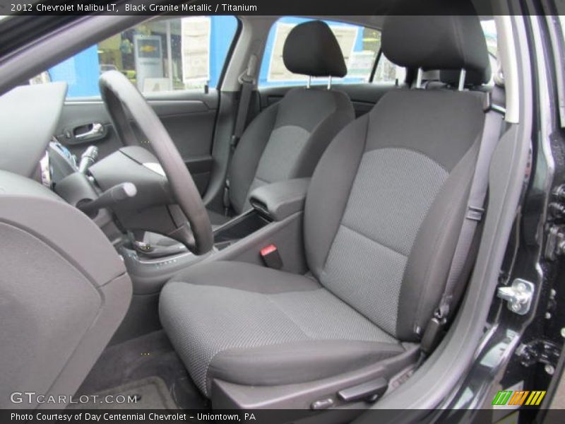 Black Granite Metallic / Titanium 2012 Chevrolet Malibu LT