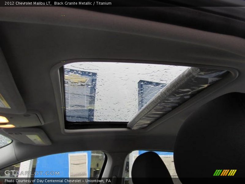 Black Granite Metallic / Titanium 2012 Chevrolet Malibu LT