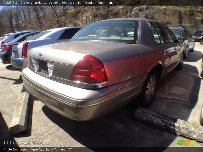 Arizona Beige Metallic / Medium Parchment 2003 Ford Crown Victoria LX