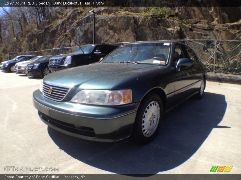 Dark Eucalyptus Pearl / Ivory 1997 Acura RL 3.5 Sedan