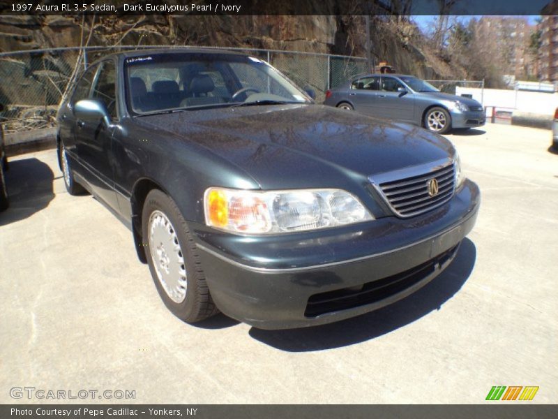Dark Eucalyptus Pearl / Ivory 1997 Acura RL 3.5 Sedan