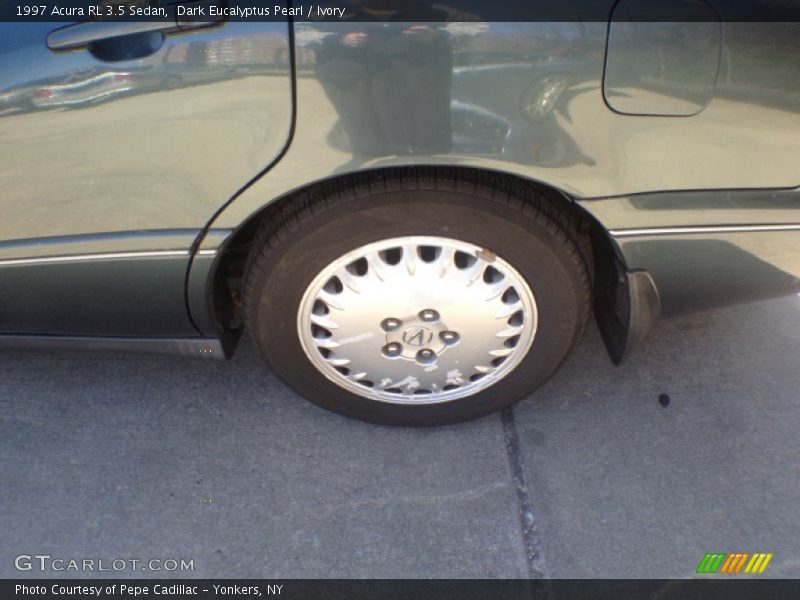 Dark Eucalyptus Pearl / Ivory 1997 Acura RL 3.5 Sedan