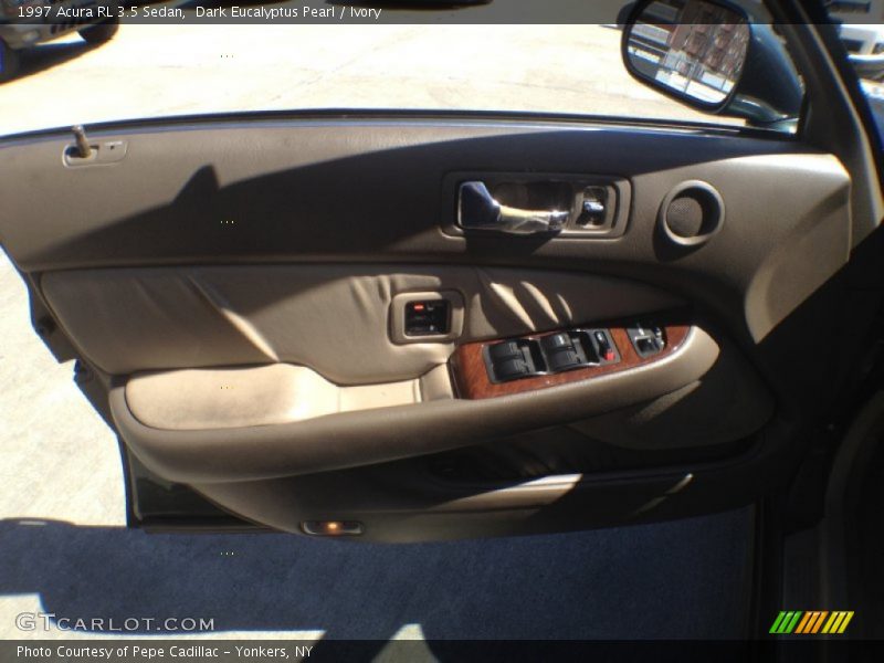Dark Eucalyptus Pearl / Ivory 1997 Acura RL 3.5 Sedan