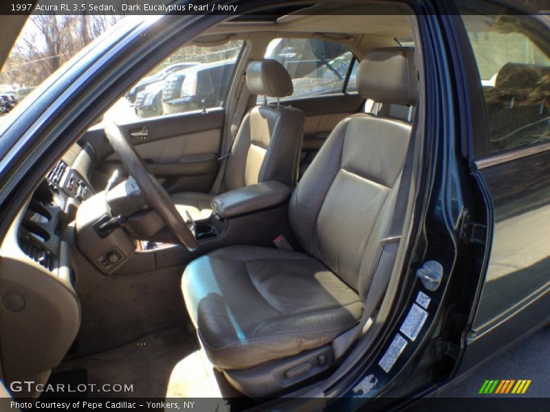 Dark Eucalyptus Pearl / Ivory 1997 Acura RL 3.5 Sedan