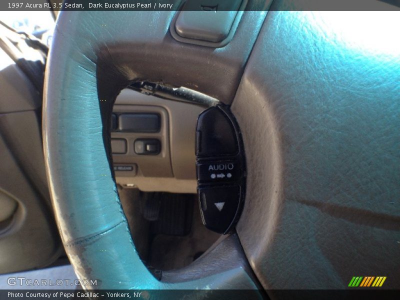 Dark Eucalyptus Pearl / Ivory 1997 Acura RL 3.5 Sedan