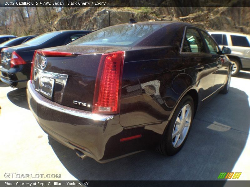 Black Cherry / Ebony 2009 Cadillac CTS 4 AWD Sedan