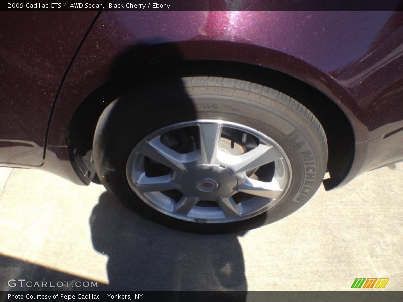 Black Cherry / Ebony 2009 Cadillac CTS 4 AWD Sedan