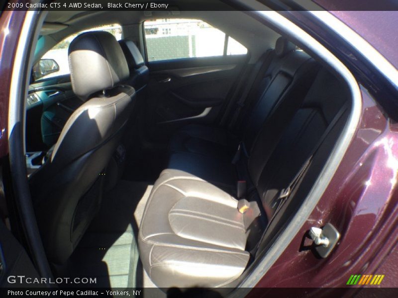 Black Cherry / Ebony 2009 Cadillac CTS 4 AWD Sedan