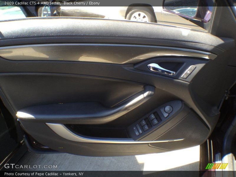 Black Cherry / Ebony 2009 Cadillac CTS 4 AWD Sedan