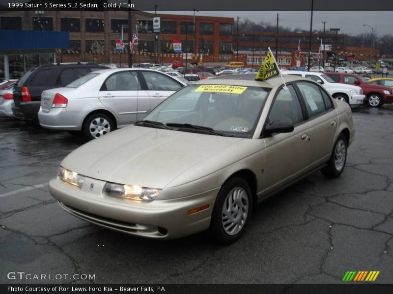 Gold / Tan 1999 Saturn S Series SL2 Sedan