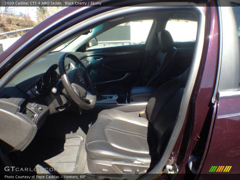 Black Cherry / Ebony 2009 Cadillac CTS 4 AWD Sedan