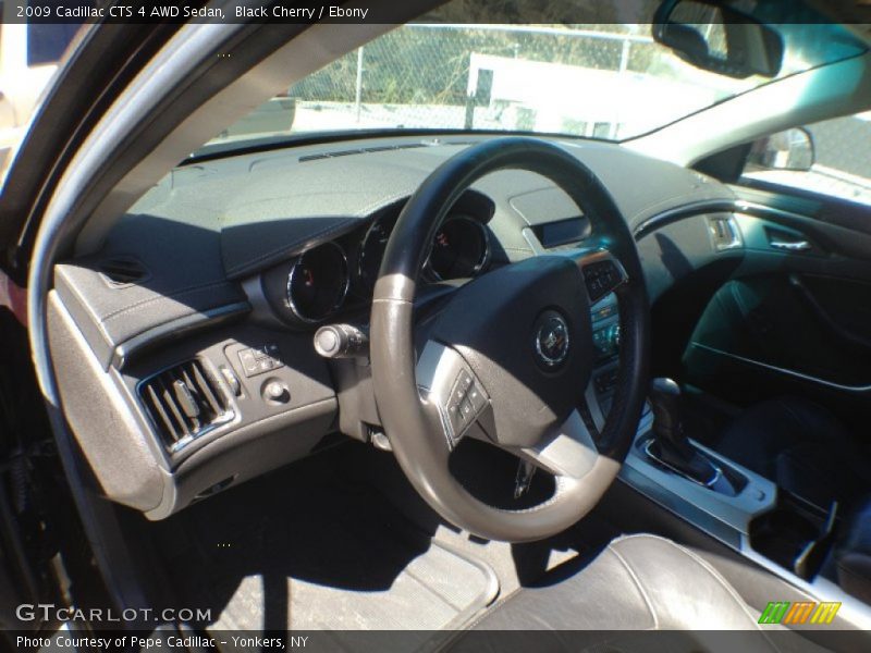 Black Cherry / Ebony 2009 Cadillac CTS 4 AWD Sedan