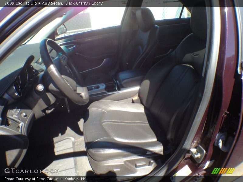 Black Cherry / Ebony 2009 Cadillac CTS 4 AWD Sedan