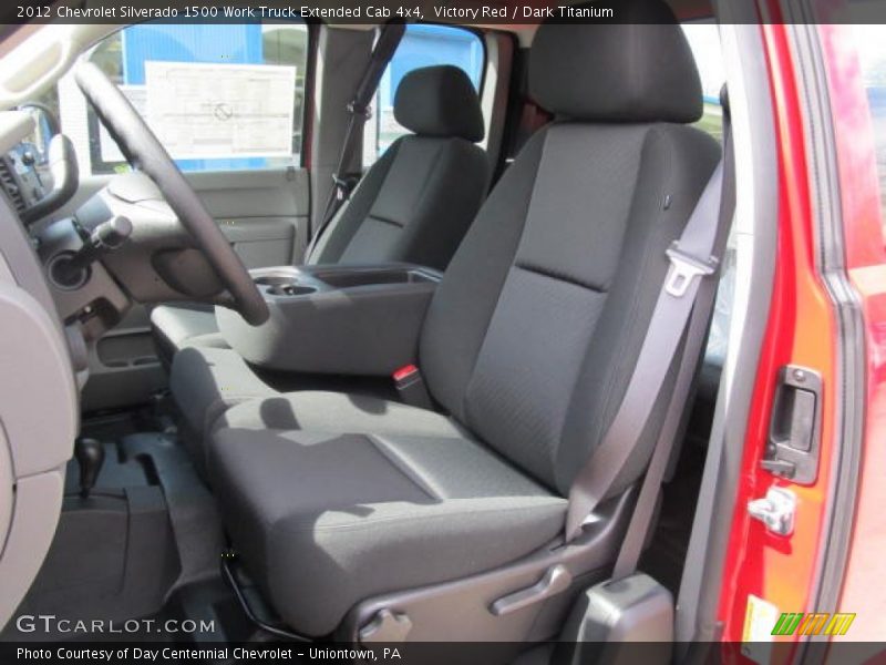 Front Seat of 2012 Silverado 1500 Work Truck Extended Cab 4x4