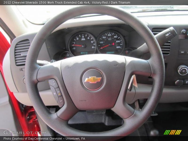  2012 Silverado 1500 Work Truck Extended Cab 4x4 Steering Wheel