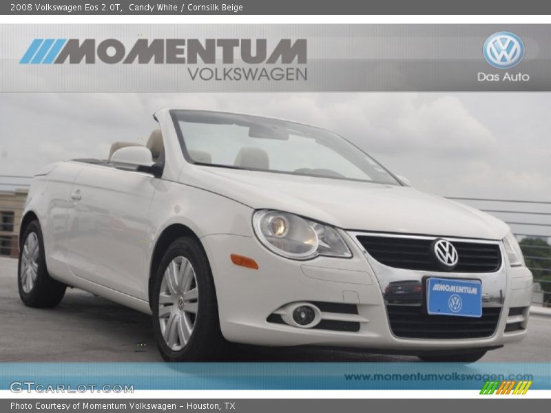 Candy White / Cornsilk Beige 2008 Volkswagen Eos 2.0T