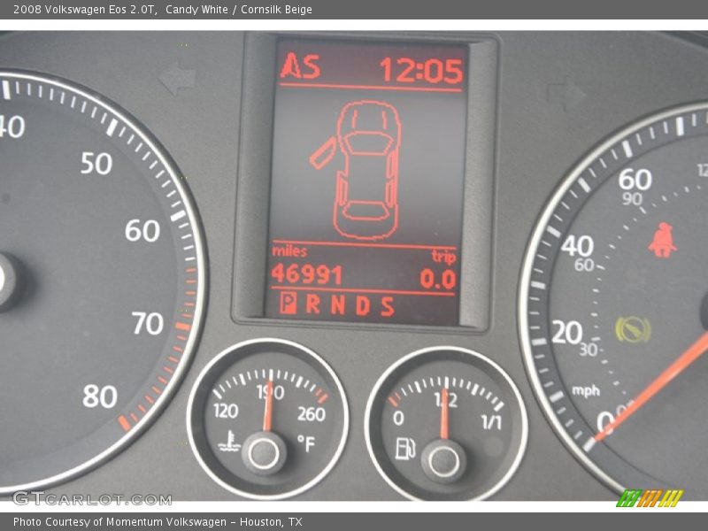 Candy White / Cornsilk Beige 2008 Volkswagen Eos 2.0T