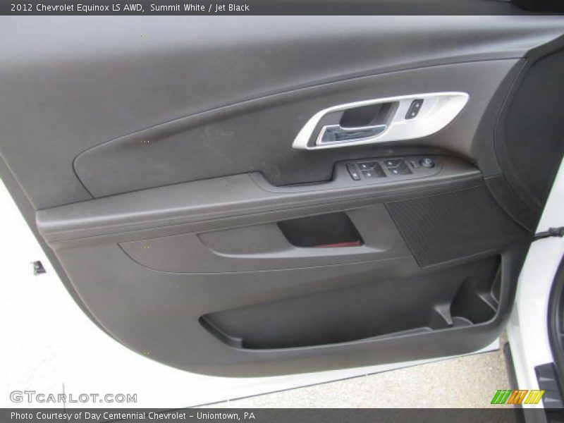 Summit White / Jet Black 2012 Chevrolet Equinox LS AWD