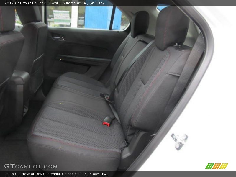 Summit White / Jet Black 2012 Chevrolet Equinox LS AWD