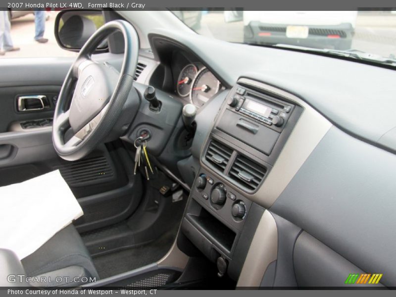 Formal Black / Gray 2007 Honda Pilot LX 4WD