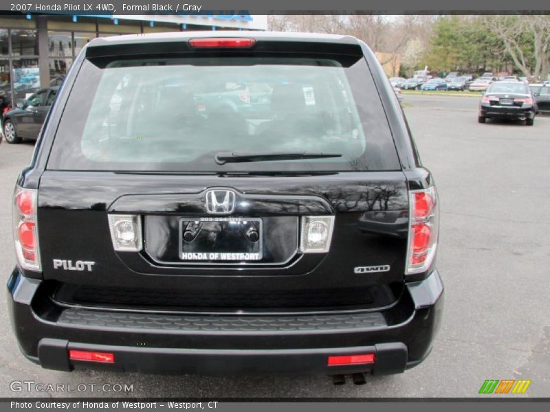 Formal Black / Gray 2007 Honda Pilot LX 4WD