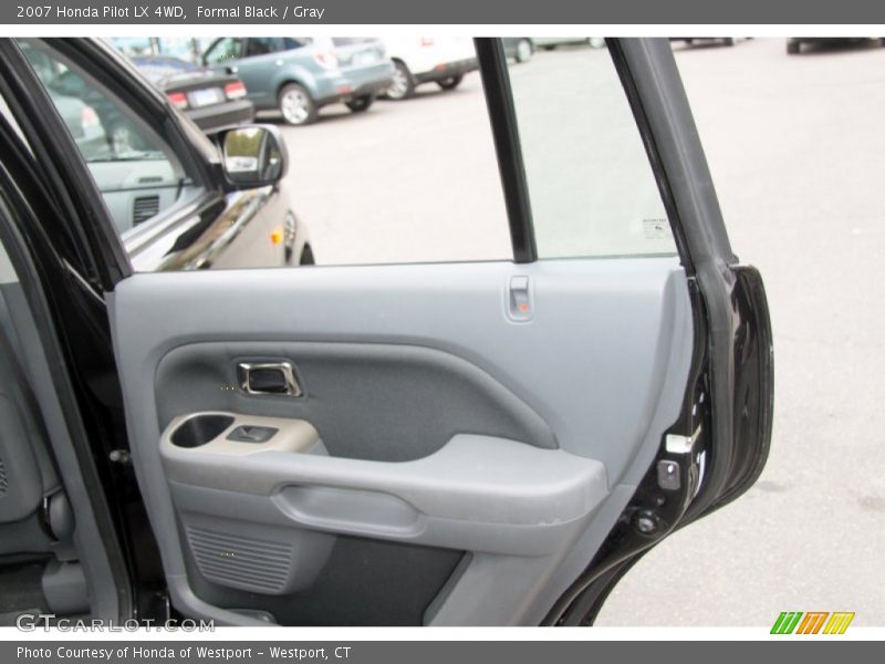 Formal Black / Gray 2007 Honda Pilot LX 4WD