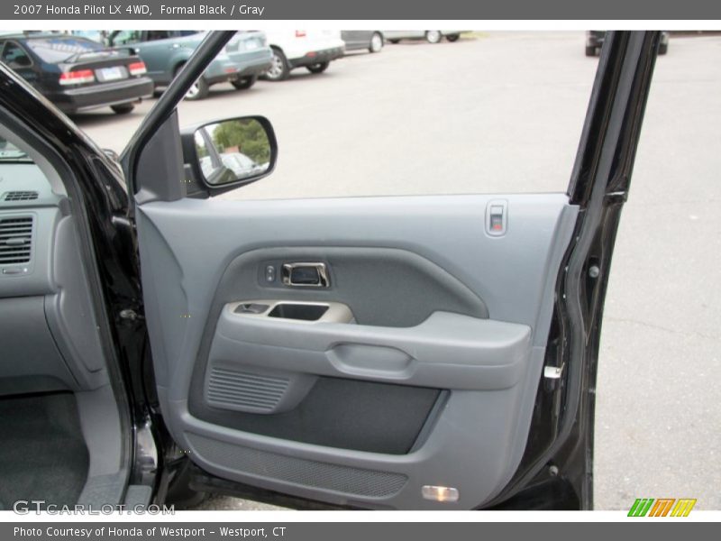 Formal Black / Gray 2007 Honda Pilot LX 4WD