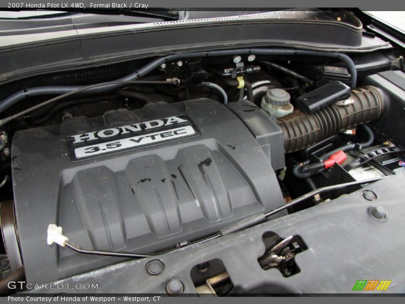 Formal Black / Gray 2007 Honda Pilot LX 4WD