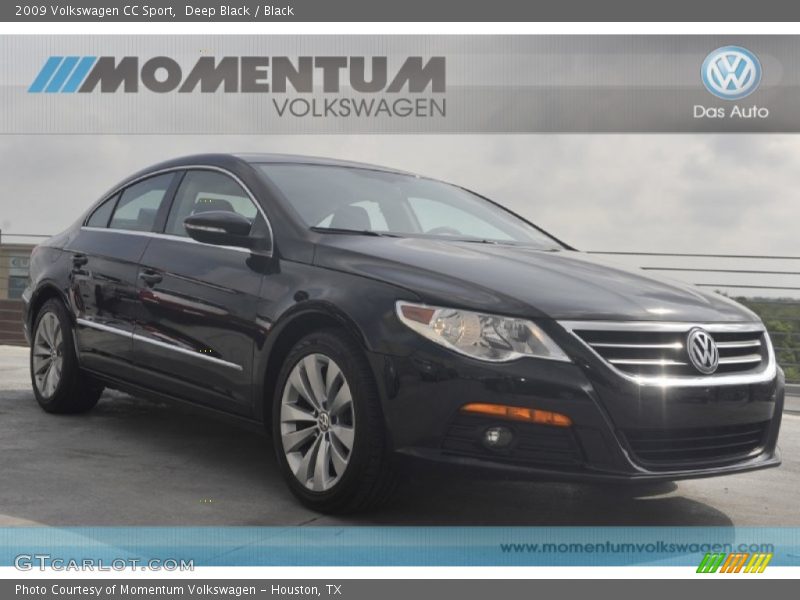 Deep Black / Black 2009 Volkswagen CC Sport