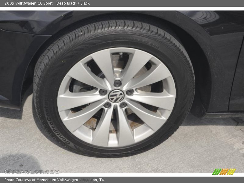 Deep Black / Black 2009 Volkswagen CC Sport