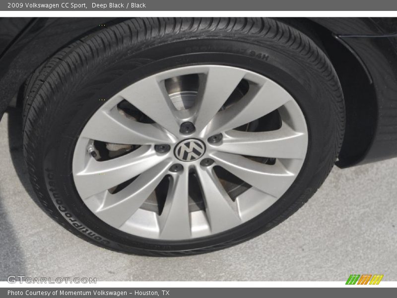 Deep Black / Black 2009 Volkswagen CC Sport