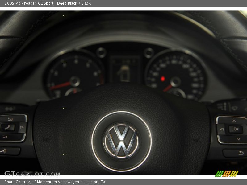 Deep Black / Black 2009 Volkswagen CC Sport