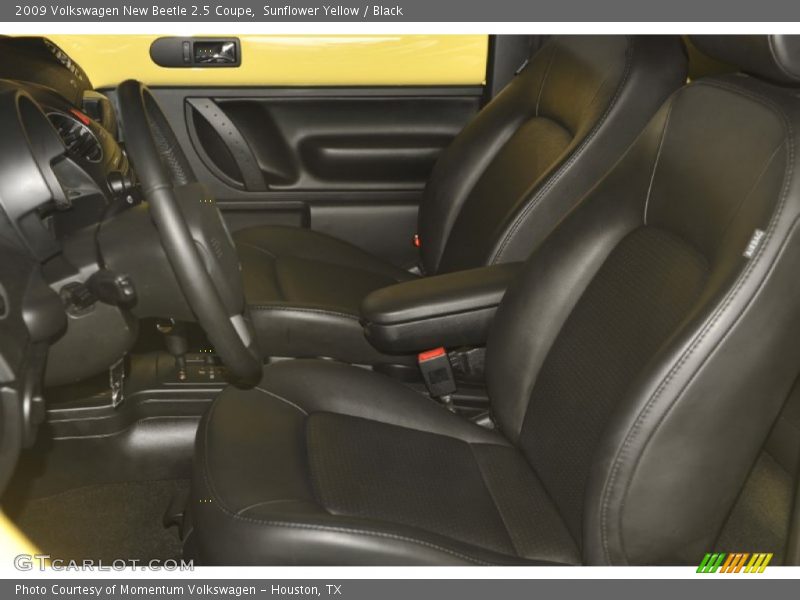 Sunflower Yellow / Black 2009 Volkswagen New Beetle 2.5 Coupe