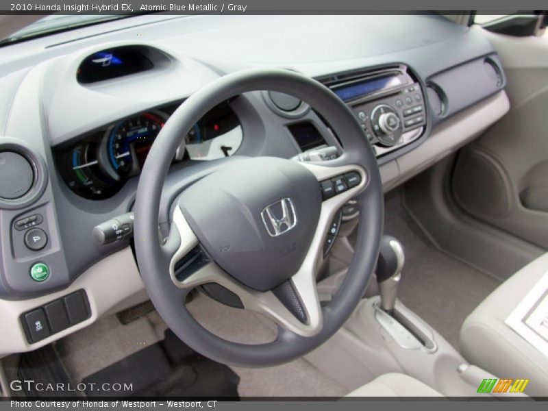  2010 Insight Hybrid EX Gray Interior
