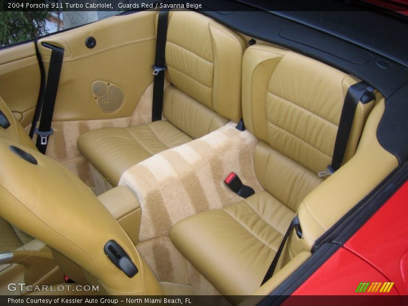 Guards Red / Savanna Beige 2004 Porsche 911 Turbo Cabriolet