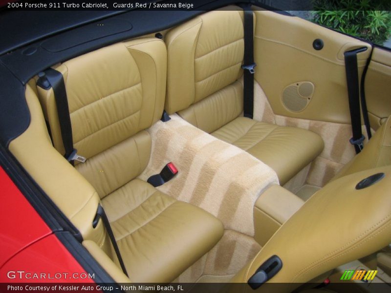Guards Red / Savanna Beige 2004 Porsche 911 Turbo Cabriolet